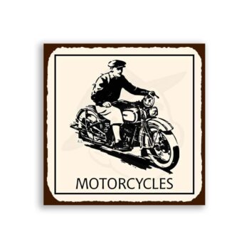 Motorcycles Harley Vintage Metal Art Motorcycle Retro Tin Sign